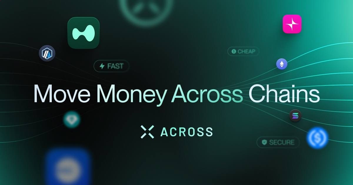 Move Money Across Chains promotional graphic